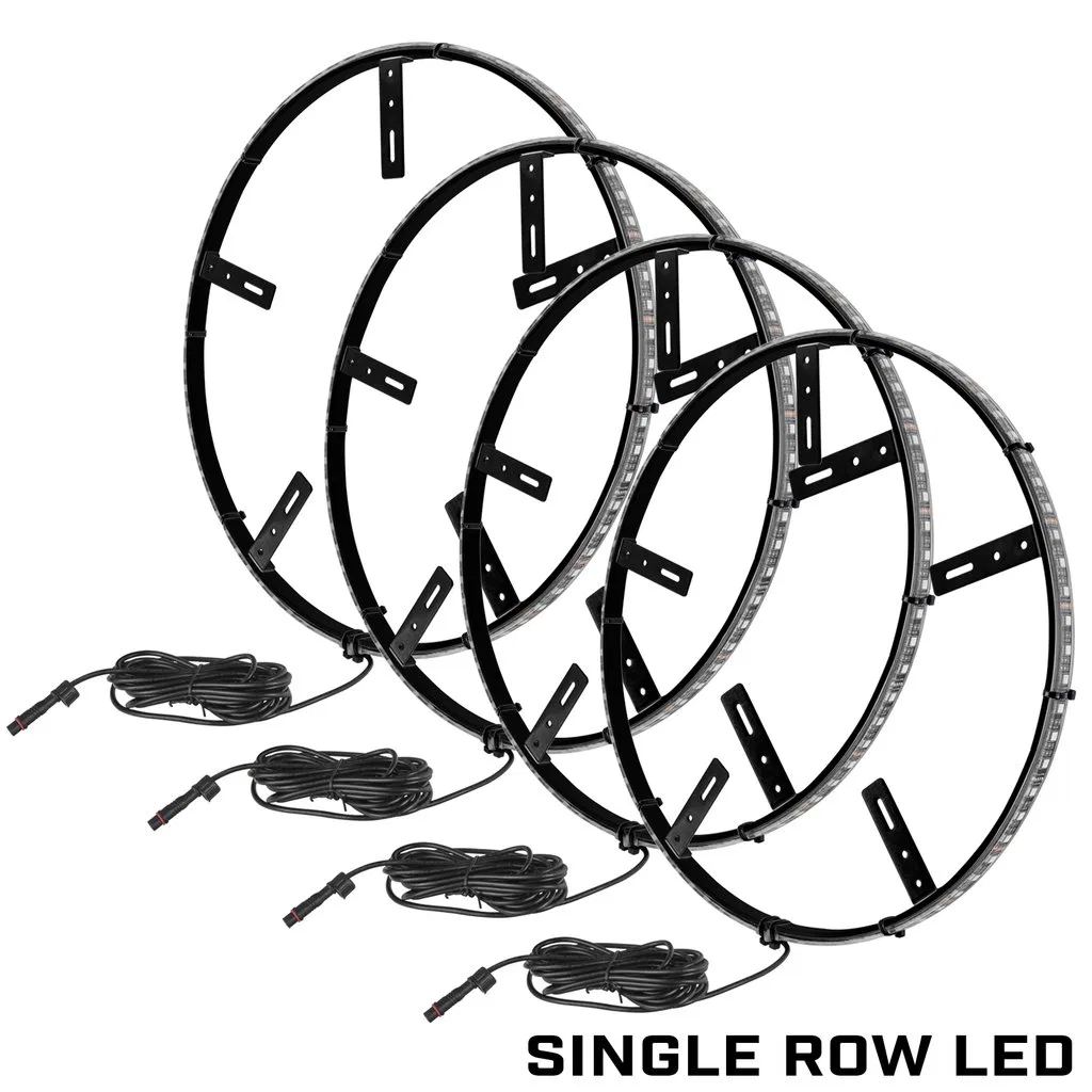 4215-334 – ORACLE LIGHT Wheel Light Ring, LED Mount To Brake Dust Shield 16.5 Inch Ring Diameter ColorSHIFT Set Of 4 ...